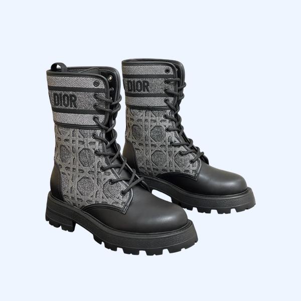 [ Dior ] 디올 트위드 워커 부츠