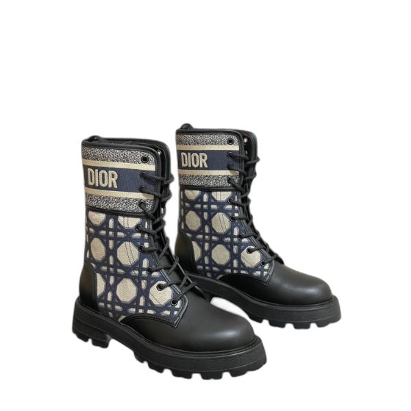 [ Dior ] 디올 트위드 워커 부츠