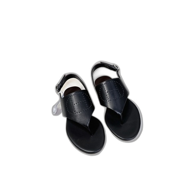 [ Hermes ] 에르메스 가죽 쪼리 샌들