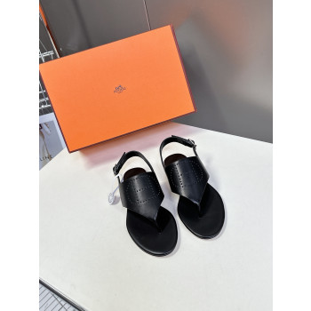 [ Hermes ] 에르메스 가죽 쪼리 샌들