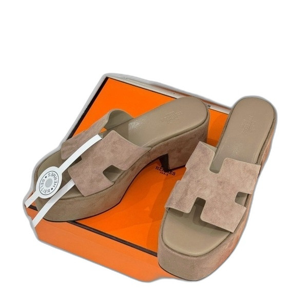 [ Hermes ] 에르메스 H 통굽 샌들