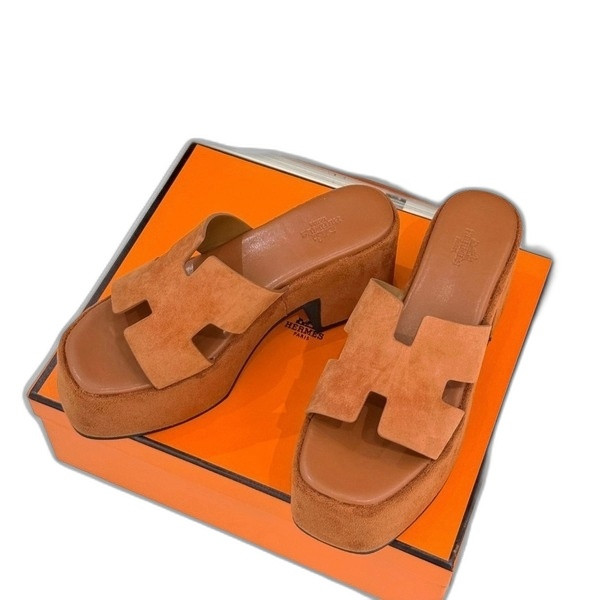 [ Hermes ] 에르메스 H 통굽 샌들