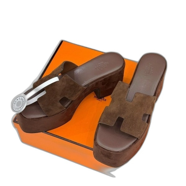 [ Hermes ] 에르메스 H 통굽 샌들