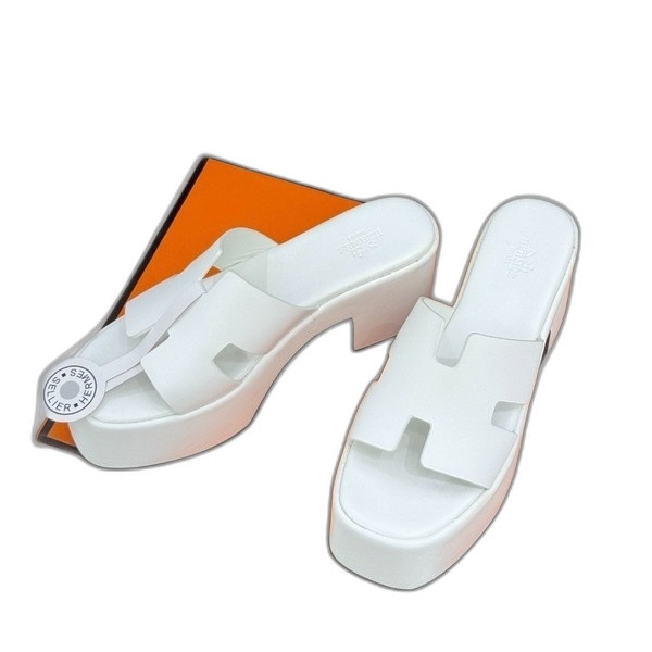 [ Hermes ] 에르메스 H 통굽 샌들