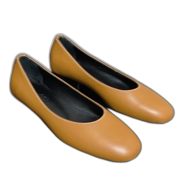 [ Hermes ] 에르메스 가죽 플랫슈즈