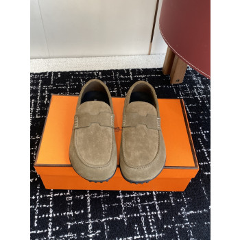 [ Hermes ] 에르메스 스웨이드 로퍼