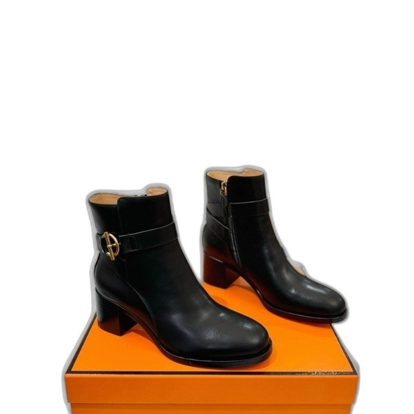 [ Hermes ] 에르메스 Jill 앵클 부츠