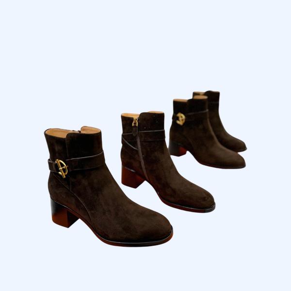 [ Hermes ] 에르메스 Jill 앵클 부츠