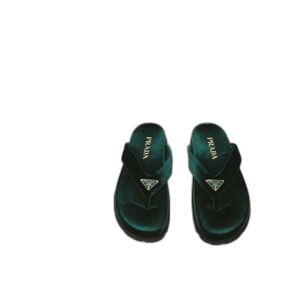 [Prada] 프라다 벨벳 조리 샌들