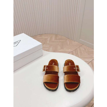 [Prada] 프라다 벨벳 슬라이드