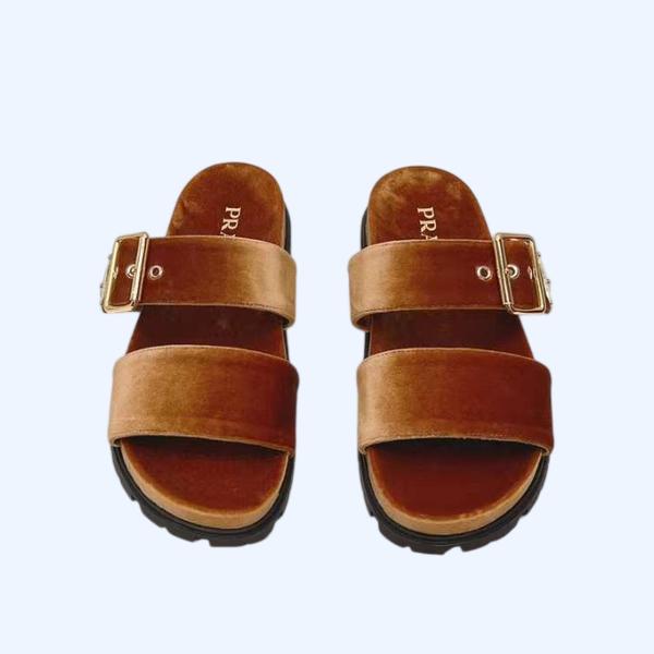 [Prada] 프라다 벨벳 슬라이드