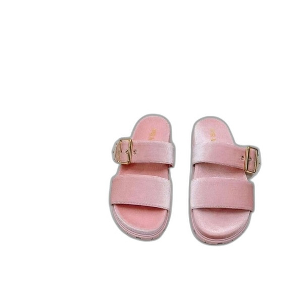 [Prada] 프라다 벨벳 슬라이드