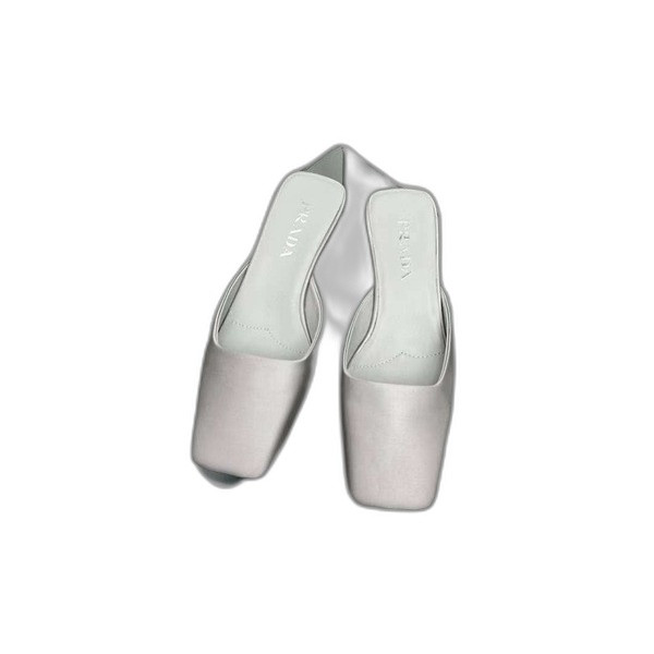 [Prada] 프라다 페이던트 가죽 뮬