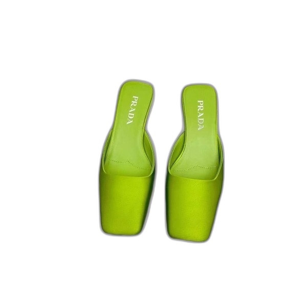 [Prada] 프라다 페이던트 가죽 뮬