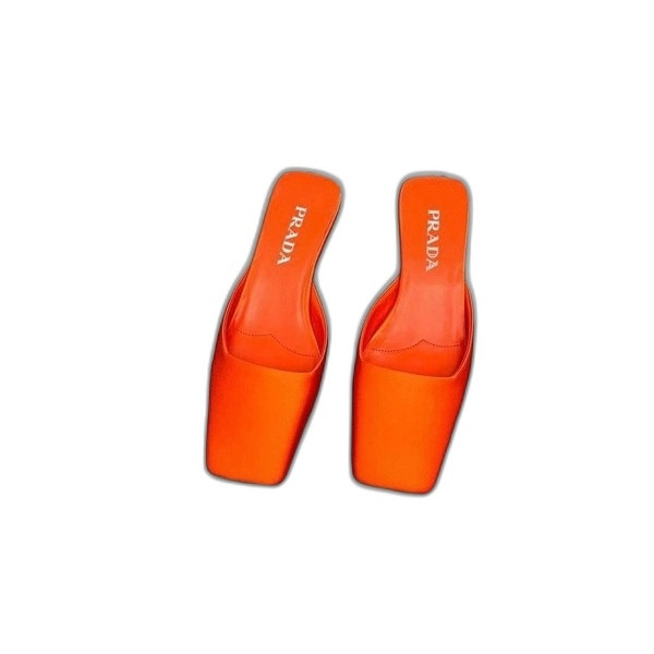 [Prada] 프라다 페이던트 가죽 뮬