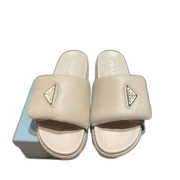 [Prada] 프라다 패딩 나파 가죽 슬라이드