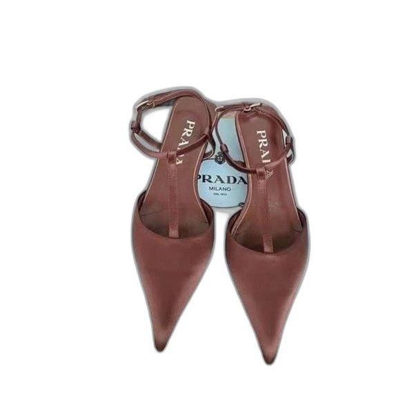 [Prada] 프라다 새틴 슬링백 펌프스