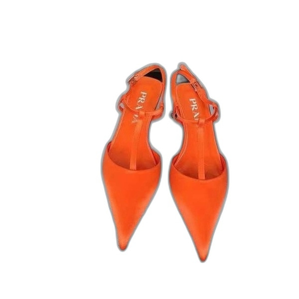 [Prada] 프라다 새틴 슬링백 펌프스