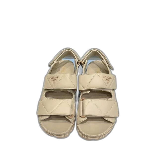 [Prada] 프라다 퀼팅 나파 가죽 샌들