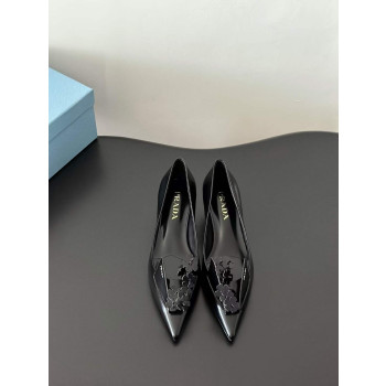 [Prada] 프라다 페이던트 가죽 펌프스