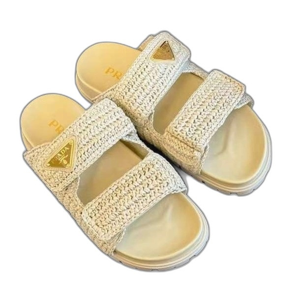 [Prada] 프라다 크로셰 슬라이드