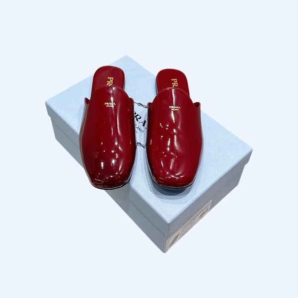 [ 프라다 ] 2025 오픈백 슬리퍼