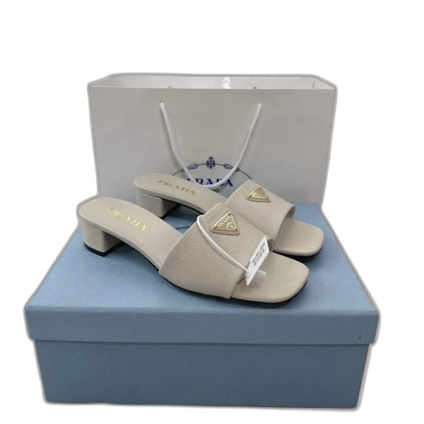 [Prada] 프라다 사피아노 뮬 슬라이드