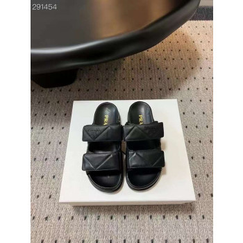 [Prada] 프라다 퀼팅 나파 가죽 슬라이드