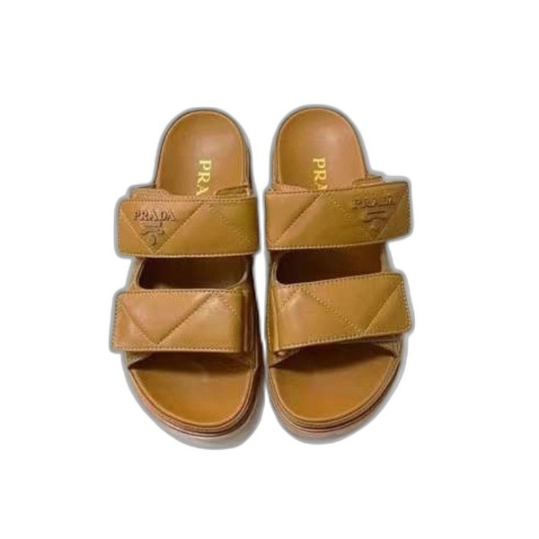 [Prada] 프라다 퀼팅 나파 가죽 슬라이드
