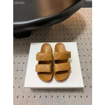 [Prada] 프라다 퀼팅 나파 가죽 슬라이드