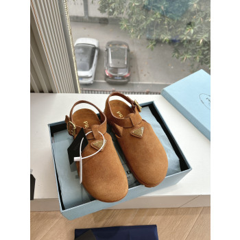 [ Prada ] 프라다 스웨이드 샌들