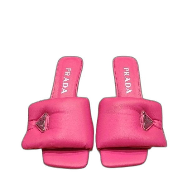 [ 프라다 ] 소프트 패딩 나파 샌들