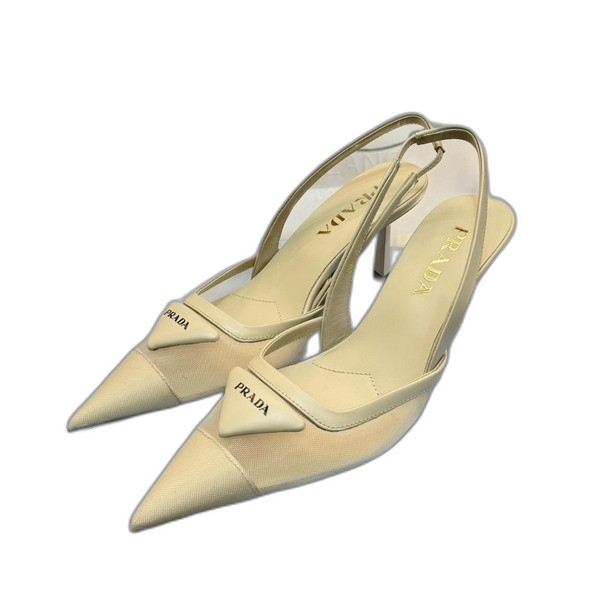 [ 프라다 ] 메시 슬링백 펌프스