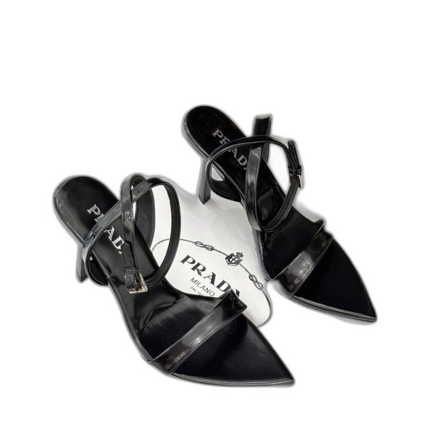 [ Prada ] 프라다 스트랩 뮬 샌들