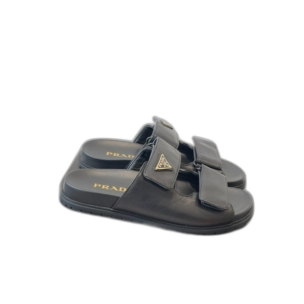 [ Prada ] 프라다 나파 가죽 슬라이드