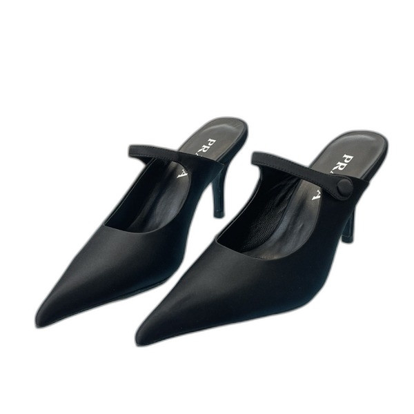 [ Prada ] 프라다 새틴 뮬