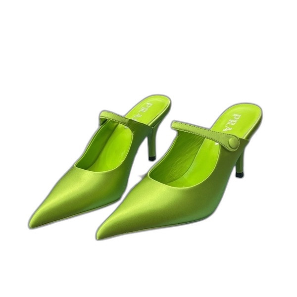 [ Prada ] 프라다 새틴 뮬