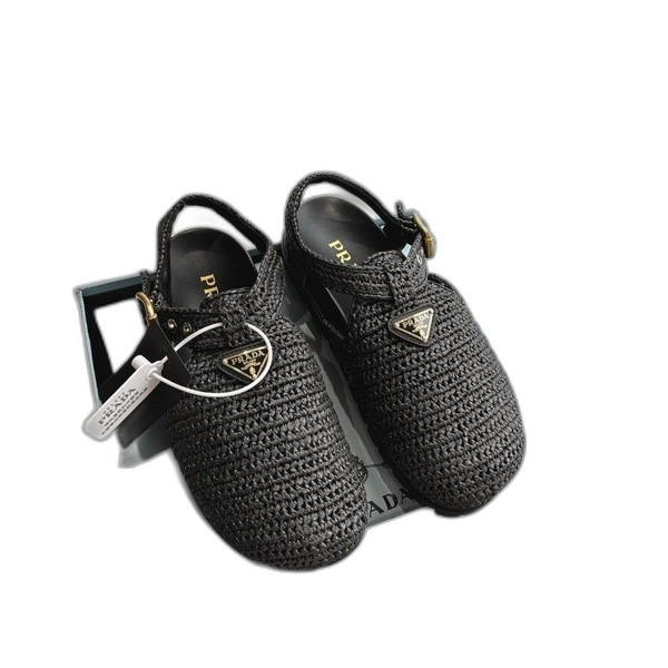 [ Prada ] 프라다 크로셰 샌들