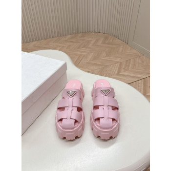 [ Prada ] 프라다 러버 모놀리스 슬라이드