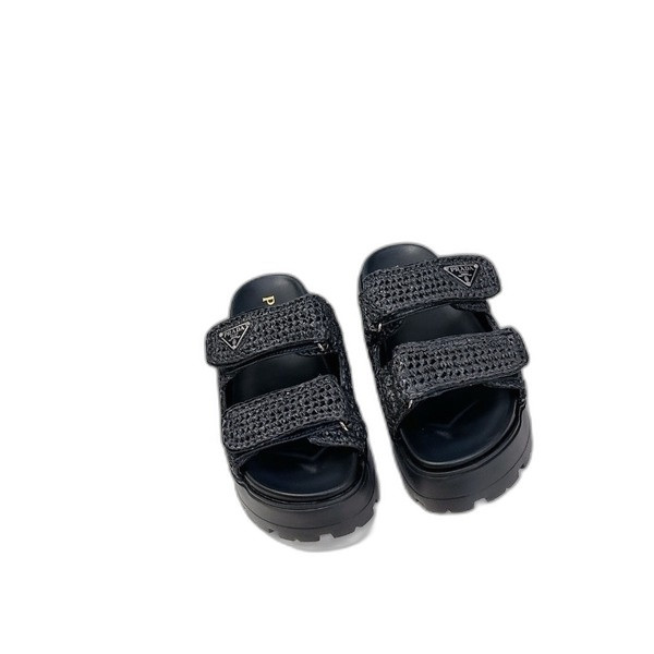 [ Prada ] 프라다 크로셰 슬라이드