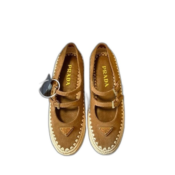 [ Prada ] 프라다 스웨이드 발레리나