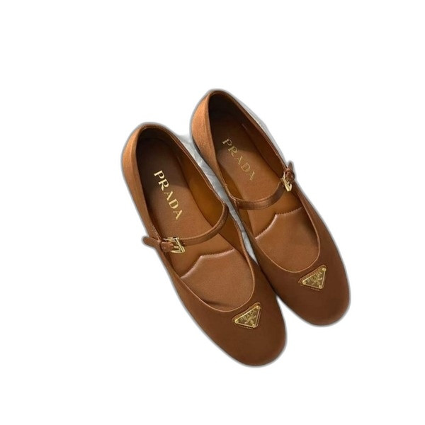 [Prada] 프라다 나파 가죽 발레리나 슈즈