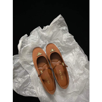 [Prada] 프라다 나파 가죽 발레리나 슈즈