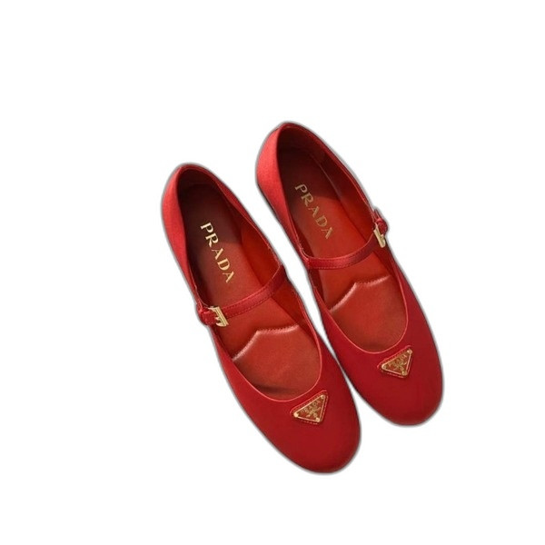 [Prada] 프라다 나파 가죽 발레리나 슈즈