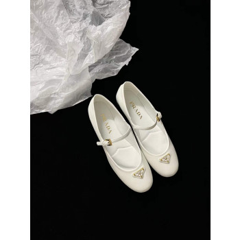 [Prada] 프라다 나파 가죽 발레리나 슈즈