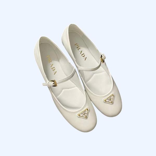 [Prada] 프라다 나파 가죽 발레리나 슈즈