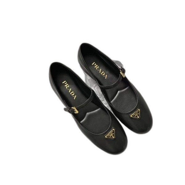 [Prada] 프라다 나파 가죽 발레리나 슈즈