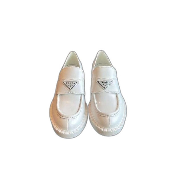 [Prada] 프라다 초콜릿 페이던트 가죽 로퍼