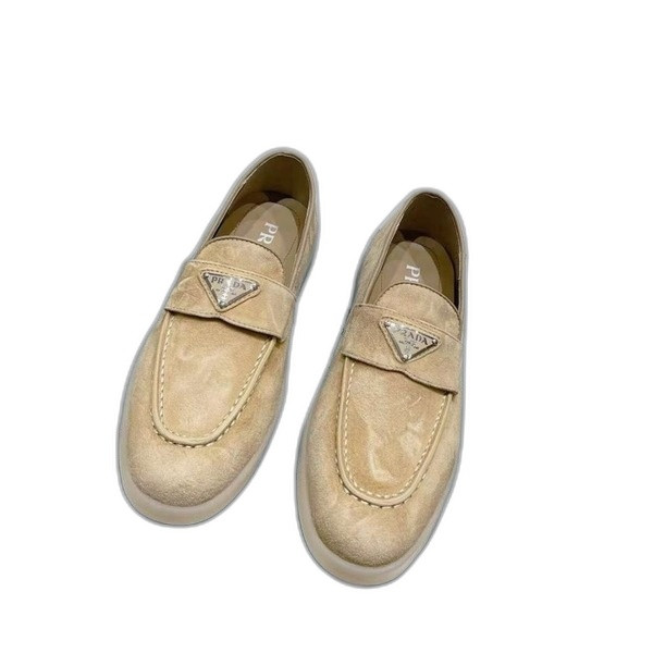 [Prada] 프라다 스웨이드 가죽 로퍼