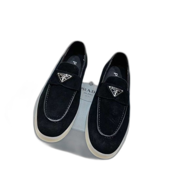 [Prada] 프라다 스웨이드 가죽 로퍼